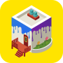 icon House Painting Puzzle Game (Huis Schilderen Puzzelspel
)