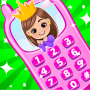 icon Cute Princess Baby Phone Game(Baby prinses telefoonspel)