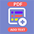 icon Text To PDF(Woord toevoegen aan pdf-bestand
) 1.0.3
