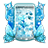 icon Flower Butterfly Glitter Theme Launcher(Bloem Vlinder Glitter Thema) 3.0