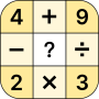 icon Crossmath - Math Puzzle Games (Crossmath - Wiskundige puzzelspellen)