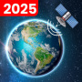 icon Gps Map(Live Earth Map - GPS-satelliet)