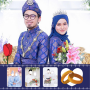 icon Hijab Couple Wedding Photo()