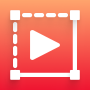 icon Crop, Cut & Trim Video Editor (Video-editor voor bijsnijden, knippen en bijsnijden)