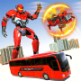 icon Red Ball(Ball Robot Transform Bus War: Robot Games
)