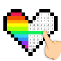 icon Pixel Color(Pixelart - Kleur per blok)