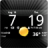 icon Smoked Glass Digital Weather Clock Widget(Klok Widget voor gerookt glas) 4.5.0