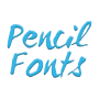 icon Pencil Fonts(Potloodlettertypen Berichtenmaker)