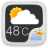 icon Widget Black Transparent Style GO Weather EX(BlackTransparent GO Widget) 1.3