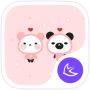 icon Cute Panda Baby theme & HD wallpapers (Cute Panda Baby thema HD wallpapers)