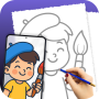 icon com.drawing.trace.draw.sketch.masterpiece(AI-tekening - Traceer en teken)